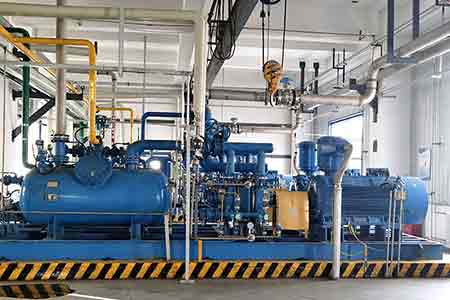 摩斯国际液环泵机组在鄂尔多斯电力冶金集团股份有限公司氯碱化工分公司VCM使用现场