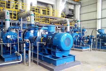 摩斯国际液环机组在新疆中泰化学使用现场