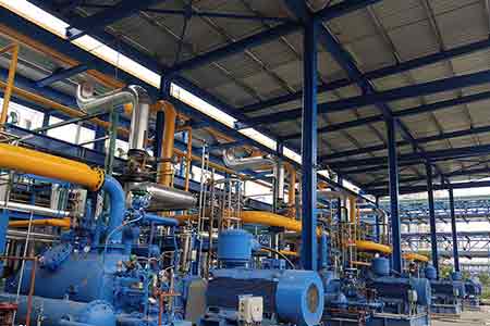 摩斯国际液环泵机组在重庆华峰聚酰胺有限公司己二腈项目使用现场