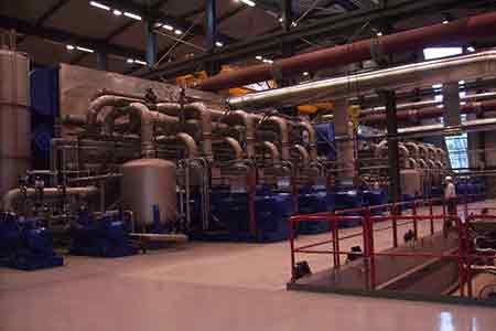 摩斯国际液环泵机组在冰岛地热发电厂使用现场