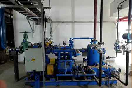 摩斯国际液环泵机组在保定垃圾发电厂使用现场