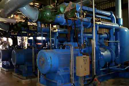 摩斯国际液环泵机组在燕山湖电厂使用现场