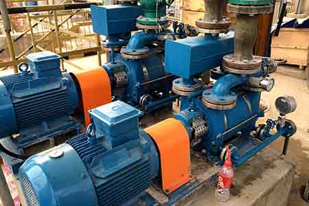 摩斯国际液环泵在博世科蒲庙纸厂二氧化氯项目使用现场