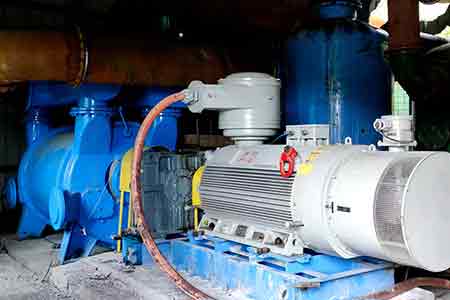 摩斯国际液环泵机组在贵州龙宫煤矿使用现场