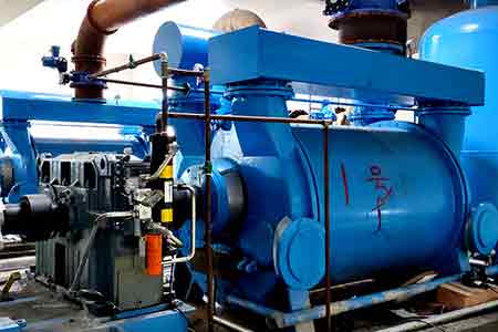 摩斯国际液环泵机组在贵州渣坪煤矿使用现场