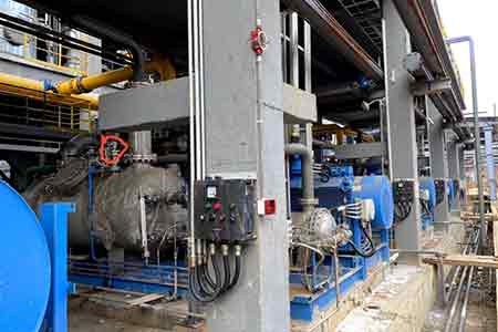 摩斯国际液环泵机组在江西省新余钢铁焦化项目使用现场