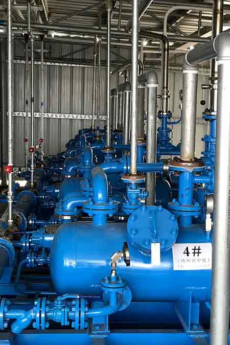 摩斯国际液环泵机组在开平牵牛生化制药有限公司使用现场