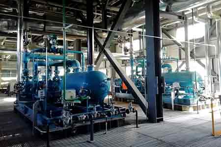 摩斯国际液环泵机组在国投生物能源（铁岭）有限公司燃料乙醇项目使用现场