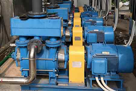 摩斯国际液环泵在江门南字食品真空结晶车间使用现场