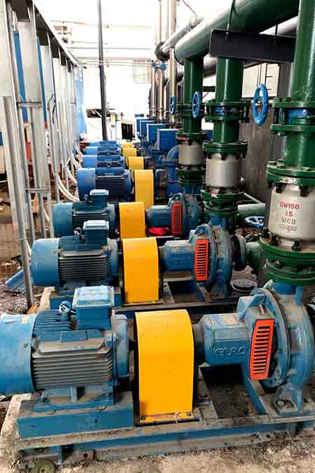 江门南字食品冷却循环水泵使用现场