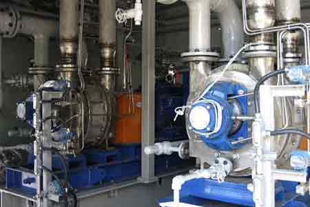 摩斯国际液环泵机组在加拿大油页岩使用现场