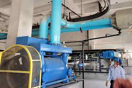 摩斯国际液环泵机组在汕尾红海湾电厂脱硫项目使用现场