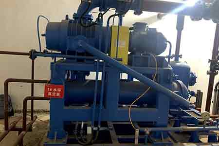 摩斯国际液环泵机组在普宁市生活垃圾处理厂使用现场