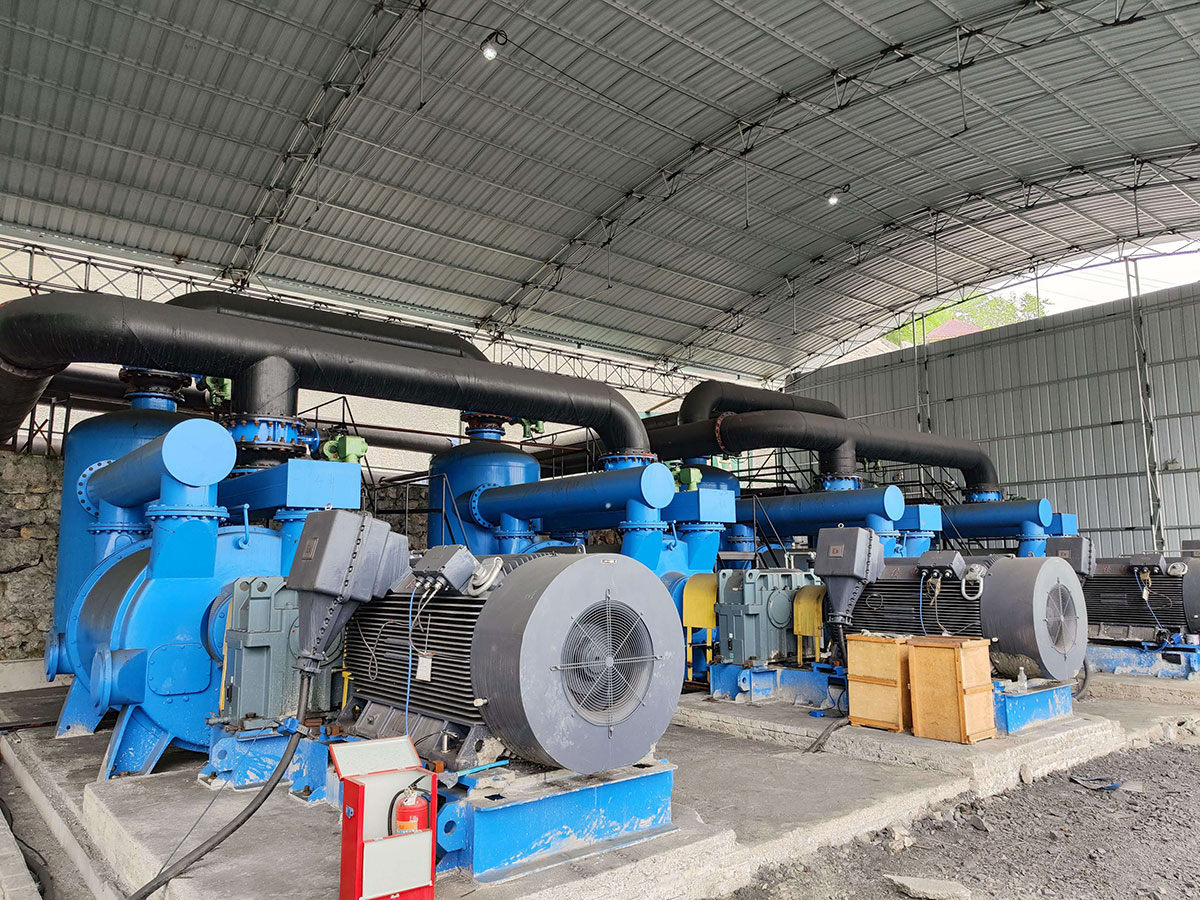 摩斯国际瓦斯泵在贵州朗月集团老虎石矿使用现场